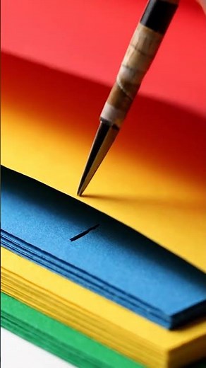ASMR Short: Paper Quill Slicing #Shorts