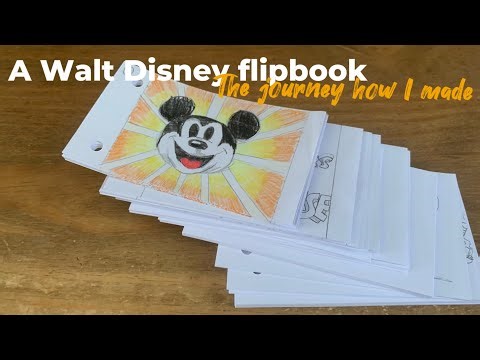 The journey how I made a Walt Disney flip book