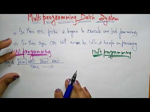 Multiprogramming batch system | OS | Lec-04 | Bhanu Priya