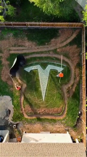 Backyard Transformed into a Giant Tesla Pool! ⚡️