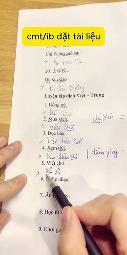 Tài liệu ôn luyện tiếng Trung dành cho người mới bắt đầu hsk1 đến hsk3 #TiengTrung #TiengTrungCoBan