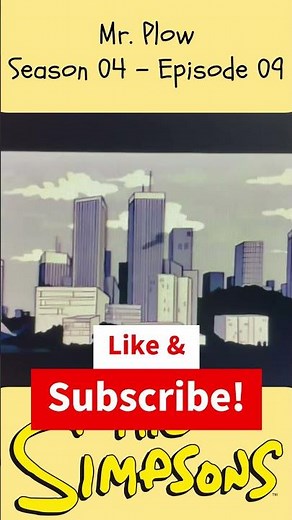 The Simpsons - The Simpsons Watch Their New Mr. Plow Commercial #mrplow #thesimpsons