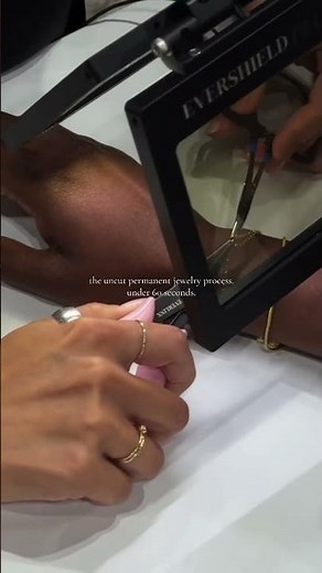 How to weld a permanent bracelet with the EVERARC permanent jewelry welder #permanentjewelrywelder