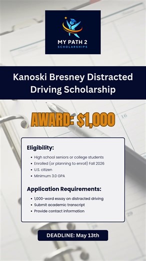 Scholarships Closing Mid-May (Up to $10,000)