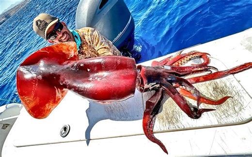 [BlacktipH] 海钓超大鱿鱼