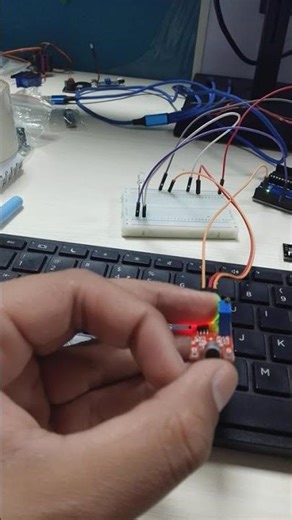 today i make a project with a microphone module #ytshorts #diyprojects #viralshort