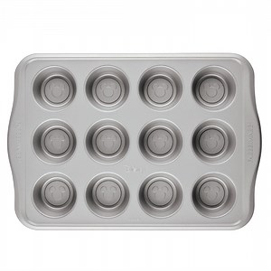 Farberware Disney Bake with Mickey Mouse 12 Cup Nonstick Muffin Pan / Cupcake Pan, Dishwasher Safe and Oven Safe to 450°F, Black