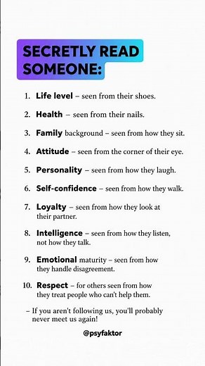 How to Read ANYONE Like an Open Book 📖👁️ #psychology