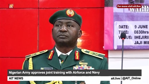 12K views · 451 reactions | Nigerian Army approves joint training with Airforce and Navy | AIT Online | Facebook