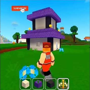 New 🤗 House Design Crafted in Block Craft 3D Game Play Video #blockcraft