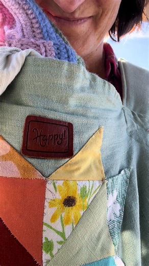 English paper piecing is one of my favorite quilting styles- or methods? Not sure what you would call it. I just made myself a star out of basic triangles to mimic the blanket that I made Miss Cleo. have you ever done English paper? Piecing tag me in some projects!! #epp #quiltingtiktok #babywearing #upcycle #momtok