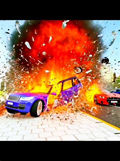 Explosive Car Simulator Chaos: Watch All Cars Blow Up!