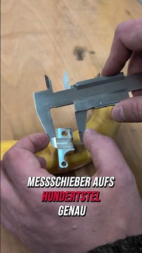 Hundertstel mit analogem Messschieber messen. So wird es gemacht!