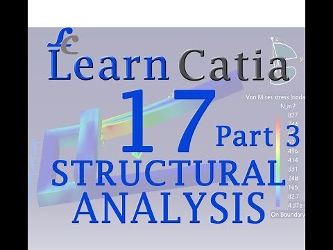 Learn catia V5 Tutorials for beginners |Structural Analysis|Assemble and Analyse | Part 3