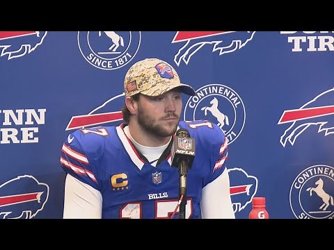 Josh Allen post game interview
