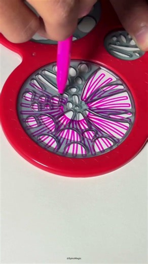 Precision Spiral Drawing Magic #spirograph #asmr