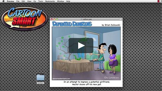 Comic Strip Tutorial using Adobe Illustrator and Photoshop