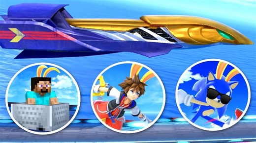 [任天堂明星大乱斗]哪位斗士能追得上Big Blue?(含DLC)