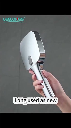 2890 🚿 Upgrade your shower game with this ABS Square Chrome Finishing Hand Shower Head! ✨