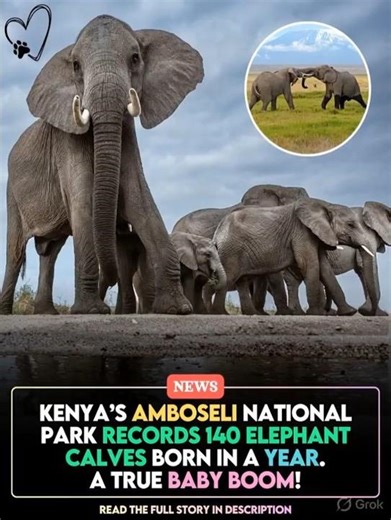Elephant Baby Boom in Kenya 🐘