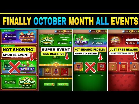 Carrom Pool New Events New Problems 😵🙏