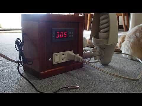 デジタル温度コントローラ 作動試験