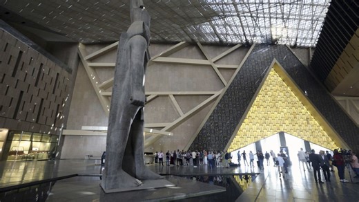 Video. Inside the new monumental Grand Egyptian Museum in Cairo