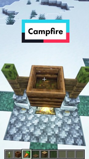 Minecraft Campfire Hot Pot Recipe Tutorial