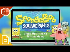 SPONGEBOB WRITING GAME | Free PowerPoint & Google Slides Game for ESL, EFL, & Foreign Languages