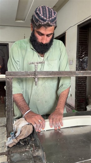 satisfying process of soap making in a factory