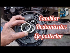 Como cambiar el rodamiento de eje posterior torito bajaj / fallas ruido