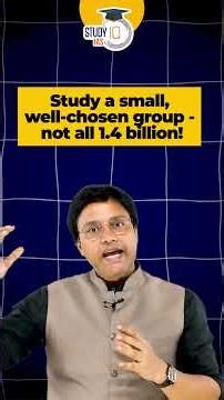 Sampling Explained in 60 Seconds! 📊 #upsc #sociology