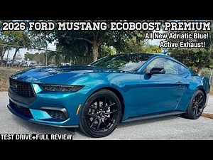 2026 Ford Mustang Ecoboost Premium: TEST DRIVE+FULL REVIEW