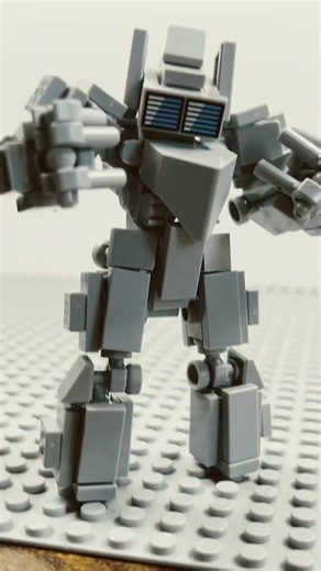 Custom Lego titanium mech ￼