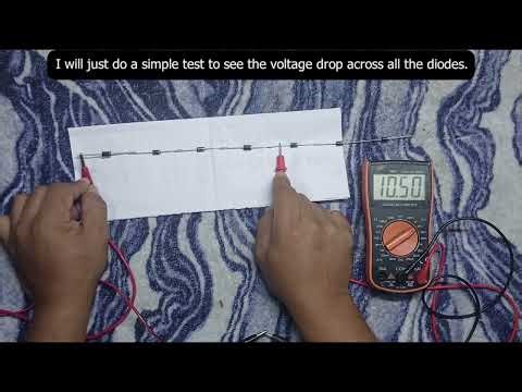 12v to 9v Voltage reduction using 1N5408 diodes
