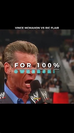 Vince McMahon vs Ric Flair 🥶 | For 100 % Ownership 🥵 | Match Edit 💥