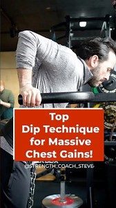 Top Dip Technique for Massive Chest Gains!