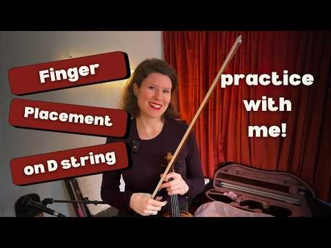 Your First Notes On The D String (Beginner Violin)