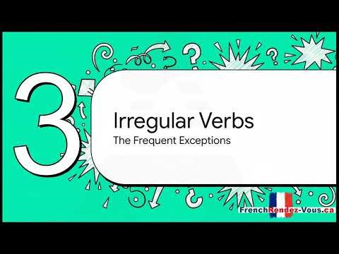 Le présent de l'indicatif / The present indicative