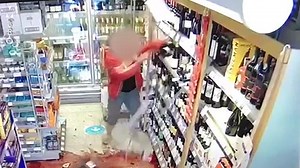 Customer destroys Co-op after being told to follow the one-way system