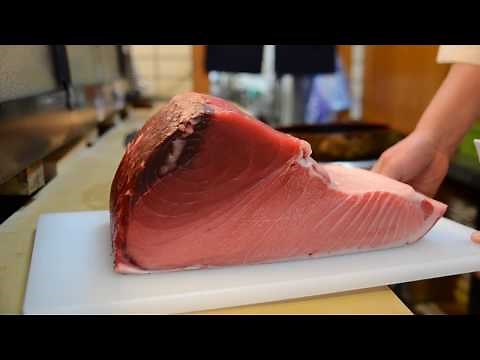 寿司職人によるマグロの仕込みから握りまで〜How To Make Tuna Sushi〜