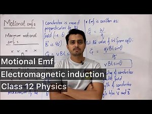 Motional emf || Electromagnetic induction || class 12 Physics