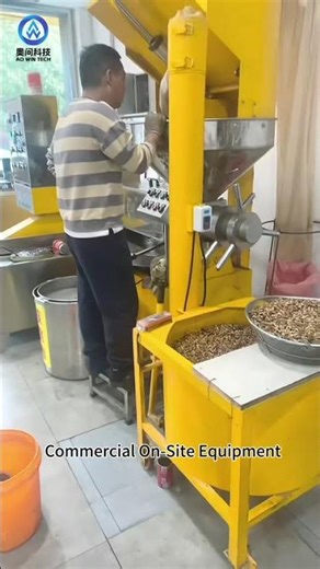 Walnut Oil Press Machine | On-Site Pressing Demo | Pure Walnut Oil Extraction