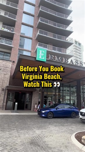 This Virginia Beach hotel is perfect if you want an oceanfront getaway without the luxury resort price tag 🌊🏖️ Embassy Suites Virginia Beach Oceanfront gives you spacious suites, beach access, pools, and free breakfast—all in one spot. Before you book, check the green location tag on TikTok 👀 You may find exclusive hotel deals and cash back offers that can make your beach trip even cheaper. #VirginiaBeach #EmbassySuites #VirginiaBeachHotel #BeachVacation