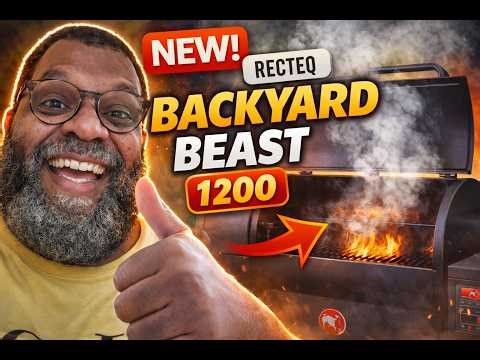 Recteq Backyard Beast 1200 Initial Burn-In 🔥 First Fire & Setup Guide