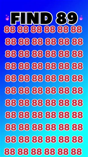 Find the number 89 #puzzlegame #mathstricks #quiztime #iqtest