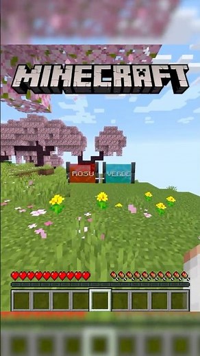 MINECRAFT, Dar Pot Atinge Doar Culorile Alese