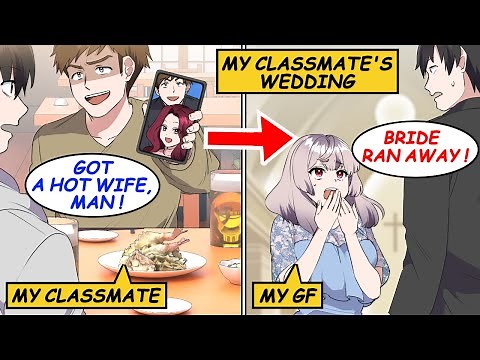 My classmate bragged about his wife, invited me to his wedding, but she ran away...!? [Manga]