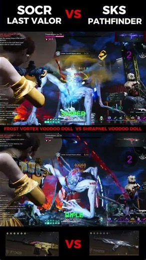 ONCE HUMAN Pro Treant SOCR VOODOO DOLL vs SKS Voodoo Doll Which is Best Weapon?🥶#oncehuman