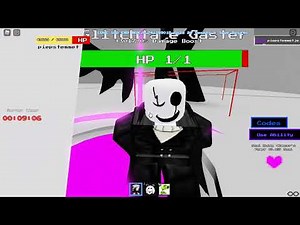 Roblox undertale last reset how to defeat gaster (tutorial)